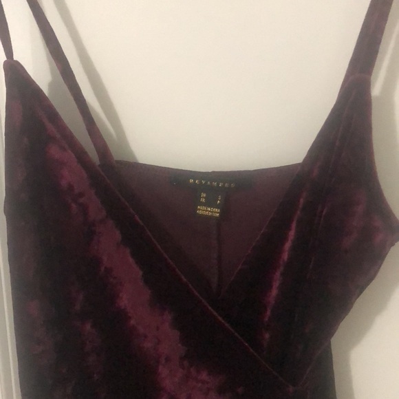 Revamped- Velvet Bodycon Dress - Picture 8 of 9